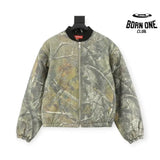 Supreme Zip-Off Sleeve Quilted Bomber Jaqueta Realtree AP Camo
