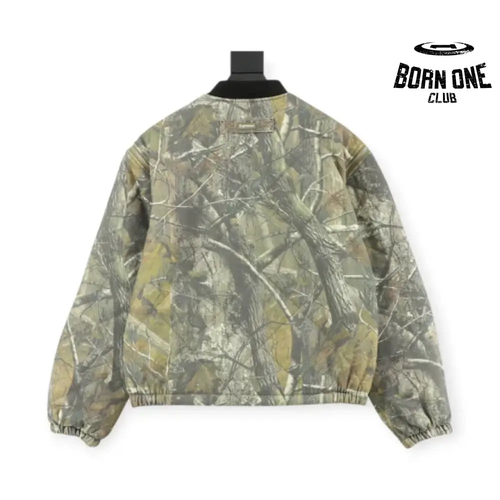 Supreme Zip-Off Sleeve Quilted Bomber Jaqueta Realtree AP Camo