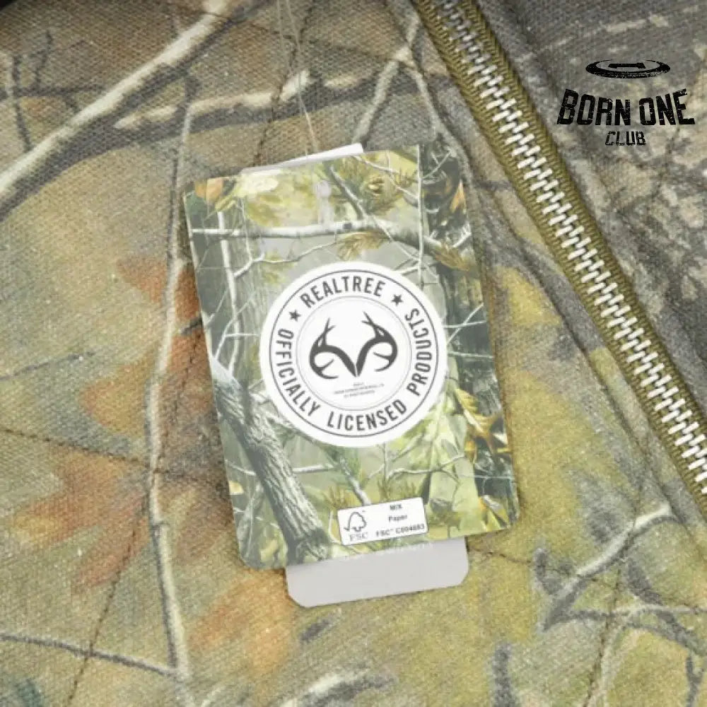 Supreme Zip-Off Sleeve Quilted Bomber Jaqueta Realtree AP Camo