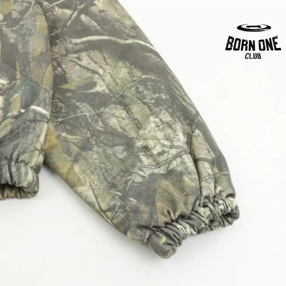 Supreme Zip-Off Sleeve Quilted Bomber Jaqueta Realtree AP Camo