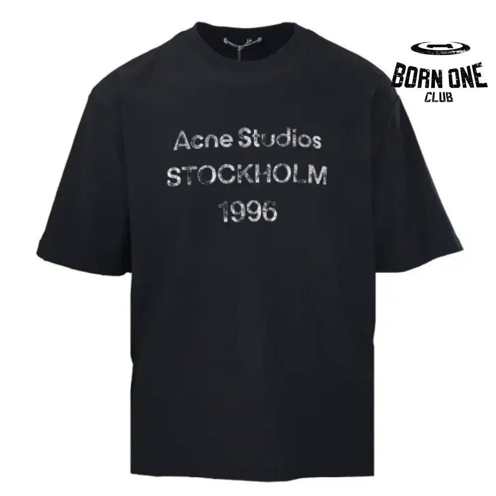 Camiseta Acne Studios Logo Relaxed Fit