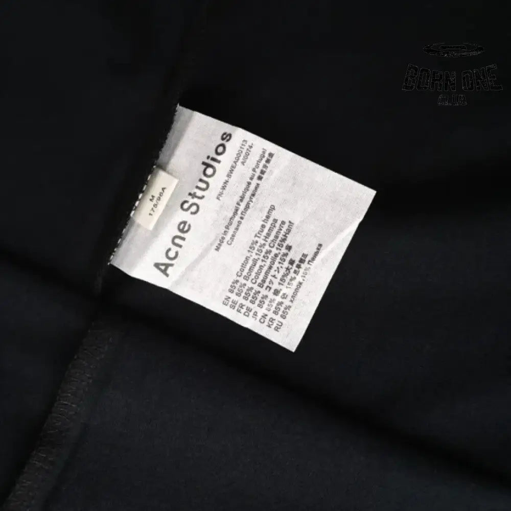 Camiseta Acne Studios Logo Relaxed Fit