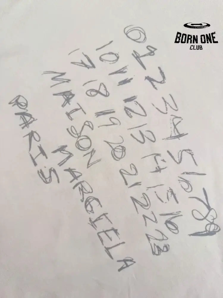 Maison Margiela Numerical Camiseta