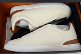 Zegna Brown White