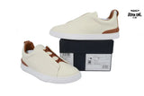Zegna Brown White