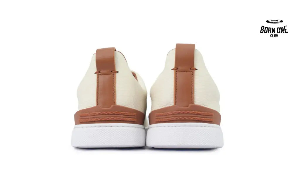 Zegna Brown White