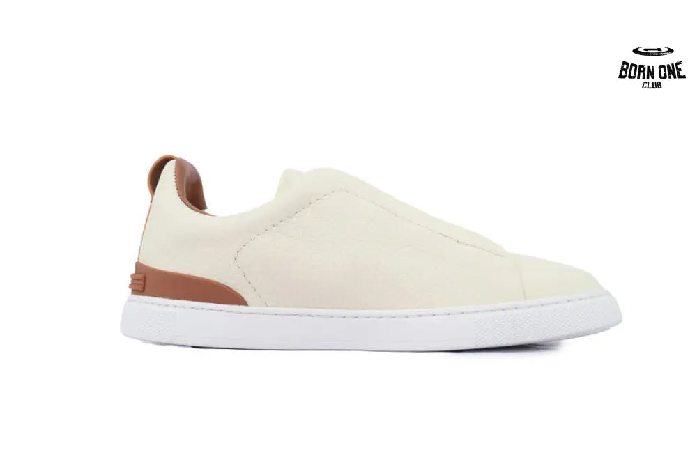 Zegna Brown White
