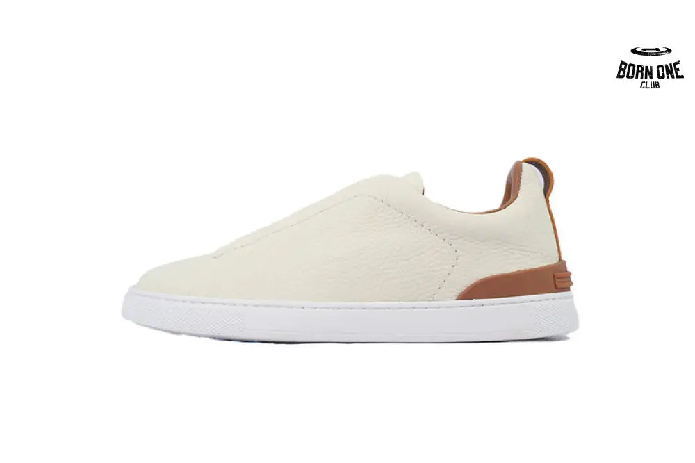 Zegna Brown White
